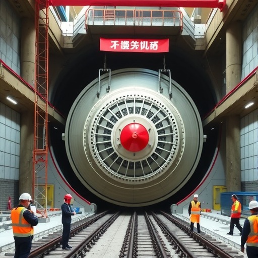 铁建重工“建顺号”泥水平衡盾构机下线，助力上海轨道交通建设