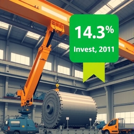 1-8月份设备工器具购置投资同比增长14.4%