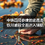 中铁四局参建的渝昆高铁川渝段全面进入铺轨阶段！