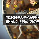 到2024年力争机械行业营业收入达到8.1万亿元(图3) 到2024年力争机械行业营业收入达到8.1万亿元(图3)