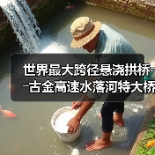 世界最大跨径悬浇拱桥――古金高速水落河特大桥完成拱圈合龙(图2) 世界最大跨径悬浇拱桥――古金高速水落河特大桥完成拱圈合龙(图2)