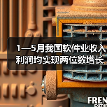 1—5月我国软件业收入利润均实现两位数增长(图4) 1—5月我国软件业收入利润均实现两位数增长(图4)