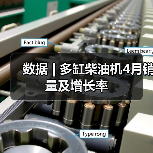 数据 | 多缸柴油机4月销量及增长率(图2) 数据 | 多缸柴油机4月销量及增长率(图2)