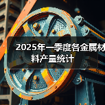 2025年一季度各金属材料产量统计
