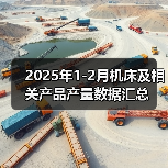 2025年1-2月机床及相关产品产量数据汇总(图1) 2025年1-2月机床及相关产品产量数据汇总(图1)