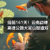 提前161天！云南勐绿高速公路大梁山隧道双线贯通