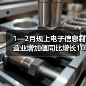 1—2月规上电子信息制造业增加值同比增长10.6%(图1) 1—2月规上电子信息制造业增加值同比增长10.6%(图1)