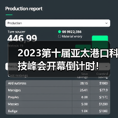 2023第十届亚太港口科技峰会开幕倒计时!(图3) 2023第十届亚太港口科技峰会开幕倒计时!(图3)