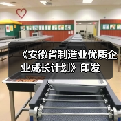 《安徽省制造业优质企业成长计划》印发(图2) 《安徽省制造业优质企业成长计划》印发(图2)
