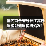国内首条穿越长江高铁盾构隧道盾构机始发！（图2）