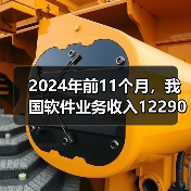 2024年前11个月,我国软件业务收入122903亿元,同比增长10.7%(图2) 2024年前11个月,我国软件业务收入122903亿元,同比增长10.7%(图2)