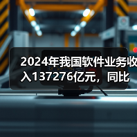 2024年我国软件业务收入137276亿元,同比增长10.0%(图4) 2024年我国软件业务收入137276亿元,同比增长10.0%(图4)