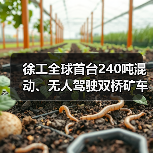 徐工全球首台240吨混动、无人驾驶双桥矿车正式下矿运行