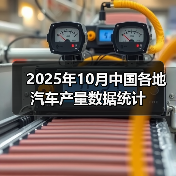 2025年10月中国各地汽车产量数据统计
