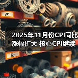 2025年11月份CPI同比涨幅扩大 核心CPI继续上涨(图2) 2025年11月份CPI同比涨幅扩大 核心CPI继续上涨(图2)