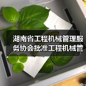 湖南省工程机械管理服务协会批准工程机械管理服务行规立项