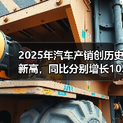 2025年汽车产销创历史新高,同比分别增长10.4%和9.4%(图2) 2025年汽车产销创历史新高,同比分别增长10.4%和9.4%(图2)