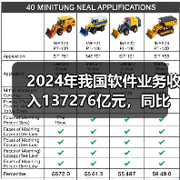 2024年我国软件业务收入137276亿元，同比增长10.0%