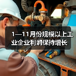 1—11月份规模以上工业企业利润保持增长(图2) 1—11月份规模以上工业企业利润保持增长(图2)