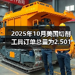 2025年10月美国切削工具订单总量为2.501亿美元,同比增长14.7%(图4) 2025年10月美国切削工具订单总量为2.501亿美元,同比增长14.7%(图4)