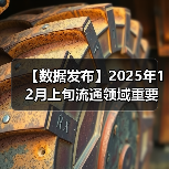 【数据发布】2025年12月上旬流通领域重要生产资料市场价格变动情况
