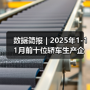 数据简报 | 2025年1-11月前十位轿车生产企业销售情况简析