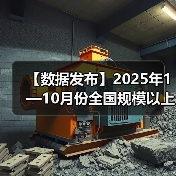 【数据发布】2025年1—10月份全国规模以上工业企业利润增长1.9%