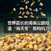 世界最长的海底公路隧道“海天号”盾构机刀盘顺利下井(图4) 世界最长的海底公路隧道“海天号”盾构机刀盘顺利下井(图4)