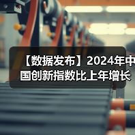 【数据发布】2024年中国创新指数比上年增长5.3%