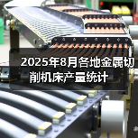 2025年8月各地金属切削机床产量统计(图4) 2025年8月各地金属切削机床产量统计(图4)