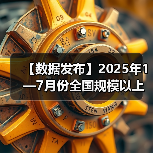 【数据发布】2025年1—7月份全国规模以上工业企业利润下降1.7%(图3) 【数据发布】2025年1—7月份全国规模以上工业企业利润下降1.7%(图3)