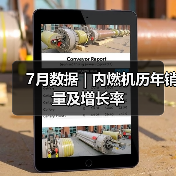 7月数据 | 内燃机历年销量及增长率（图2）