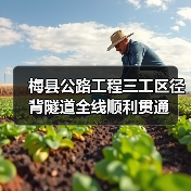 梅县公路工程三工区径背隧道全线顺利贯通(图2) 梅县公路工程三工区径背隧道全线顺利贯通(图2)