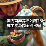 国内首座高速公路TBM施工平导洞全线贯通(图3) 国内首座高速公路TBM施工平导洞全线贯通(图3)