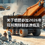 关于组团参加2026年土耳其国际制浆造纸及一次性用品展的通知(图3) 关于组团参加2026年土耳其国际制浆造纸及一次性用品展的通知(图3)