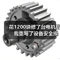 花1200块修了台电机后,我重写了设备安全操作规程(图3) 花1200块修了台电机后,我重写了设备安全操作规程(图3)