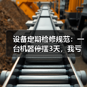 设备定期检修规范:一台机器停摆3天,我亏了20万才明白的事(图3) 设备定期检修规范:一台机器停摆3天,我亏了20万才明白的事(图3)