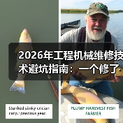 2026年工程机械维修技术避坑指南：一个修了8年挖机的老手自