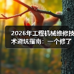 2026年工程机械维修技术避坑指南:一个修了8年挖机的老手自述(图3) 2026年工程机械维修技术避坑指南:一个修了8年挖机的老手自述(图3)