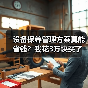 设备保养管理方案真能省钱?我花3万块买了个教训(图2) 设备保养管理方案真能省钱?我花3万块买了个教训(图2)