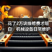 花了2万块维修费才明白:机械设备日常维护的真相(图2) 花了2万块维修费才明白:机械设备日常维护的真相(图2)