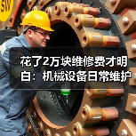 花了2万块维修费才明白:机械设备日常维护的真相(图3) 花了2万块维修费才明白:机械设备日常维护的真相(图3)