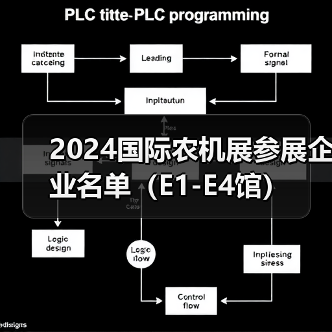 2024国际农机展参展企业名单（E1-E4馆）（图2）