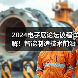 2024电子展论坛议程详解!智能制造技术前沿解析(图1) 2024电子展论坛议程详解!智能制造技术前沿解析(图1)