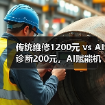 传统维修1200元 vs AI诊断200元,AI赋能机械设备真的靠谱吗?(图4) 传统维修1200元 vs AI诊断200元,AI赋能机械设备真的靠谱吗?(图4)