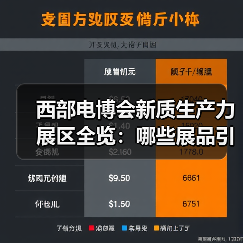 西部电博会新质生产力展区全览：哪些展品引人注目？（图4）