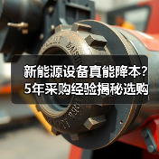 新能源设备真能降本？5年采购经验揭秘选购实操方法
