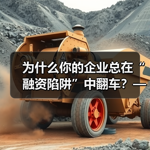 为什么你的企业总在“融资陷阱”中翻车?——从资本宠儿到债务弃儿,只差这步风控思维(图4) 为什么你的企业总在“融资陷阱”中翻车?——从资本宠儿到债务弃儿,只差这步风控思维(图4)