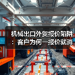机械出口外贸报价陷阱：客户为何一报价就消失？