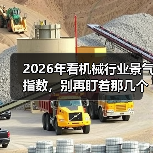 2026年看机械行业景气指数，别再盯着那几个老指标了